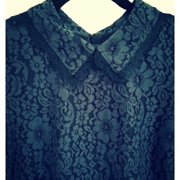 Nanette Lepore Navy & Black Dress EUC 14 - Picture 4 of 6